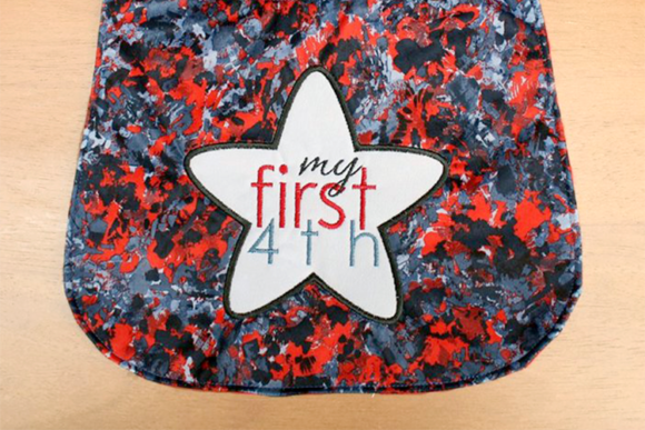 Baby’s First 4th of July Applique Review