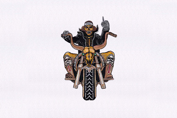 Bike Rider Embroidery Review for Boutique Sweatshirts