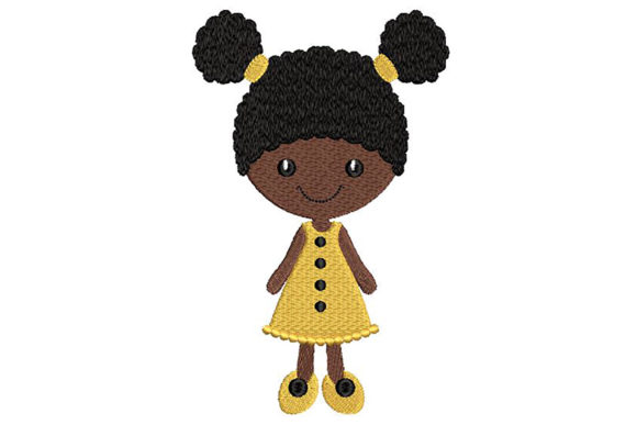Cute Black Girl Embroidery Design Review
