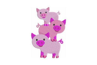 Farm Pigs Embroidery Review