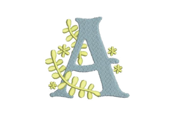Floral Alphabet A Review for Handmade Gifts