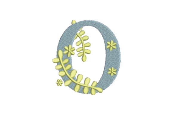 Floral Alphabet O Review for Seasonal Embroidery