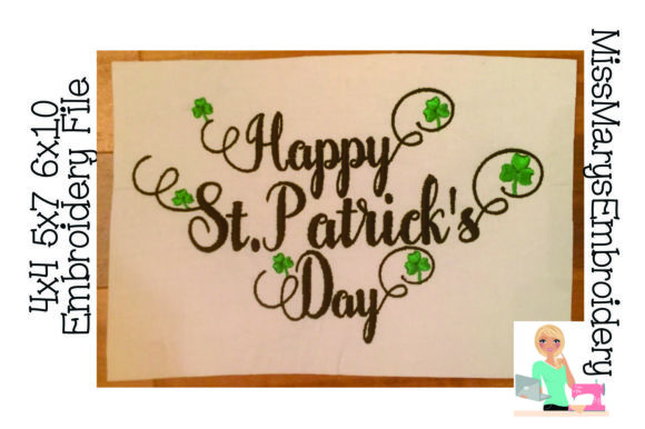 Happy St. Patrick’s Day Embroidery Review