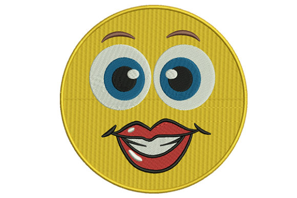 Lips Emoji Embroidery Review