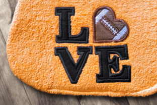 LOVE Football Applique Review for Handmade Gifts