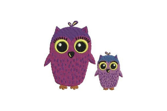Mom and Baby Owls Embroidery Review