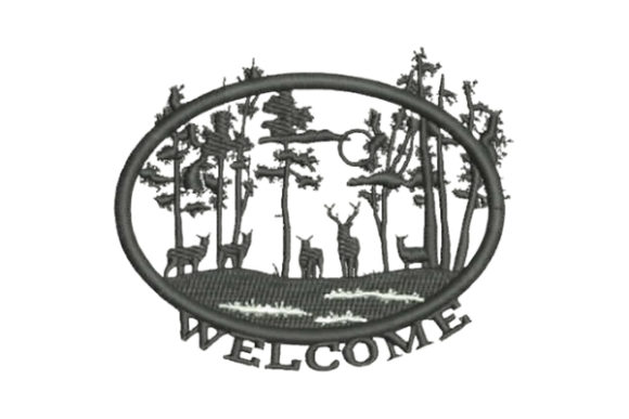 Nature Scene Welcome Embroidery Review