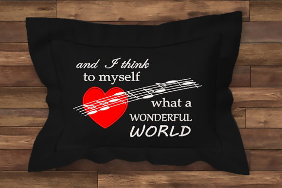 What a Wonderful World Quote Embroidery Review
